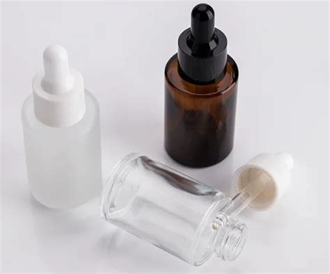 Flat Shoulder Ml Ml Ml Ml Essential Oil Serum Frosted Clear