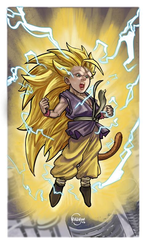 Artstation Super Saiyan 3 Kid Goku