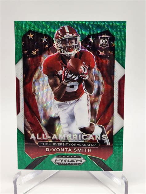 Devonta Smith Panini Prizm Draft Picks Green Wave All