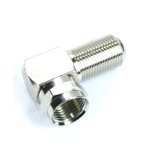 F-Type Connector Female/Male Right-angle Adaptor