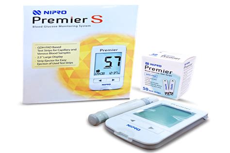 Nipro Premier S Blood Glucose Monitoring System With S Strip Free