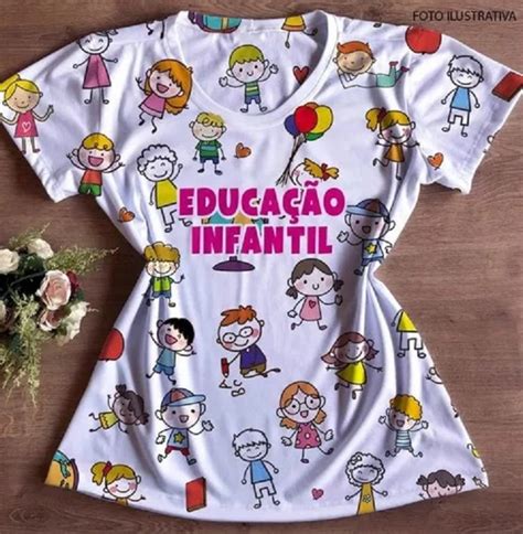 Camiseta ou Baby Look Profissão Educação Infantil Elo7