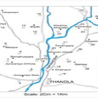 Location map of Thandla Study Area, Jhabua District, Madhya Pradesh ...