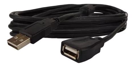 Cabo Extensor Usb Metros Usb X Usb Am Af Od Cor Preto