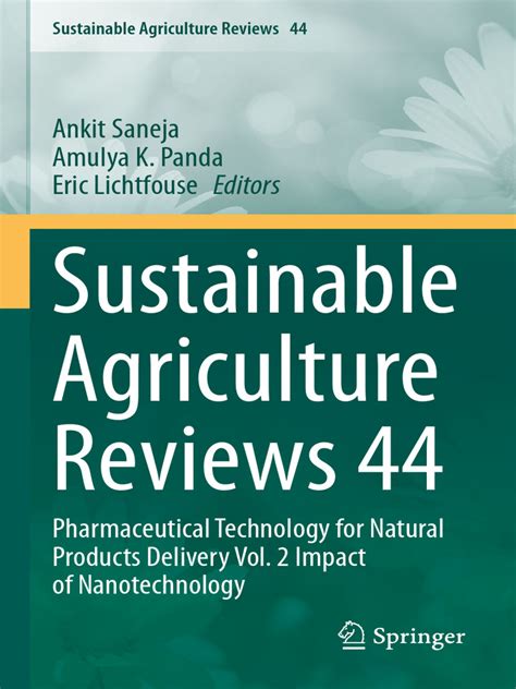 Sustainable Agriculture Reviews 44 Ankit Saneja Amulya K Panda Eric