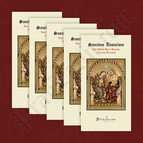 latin english rosary pamphlet praylatincom llc