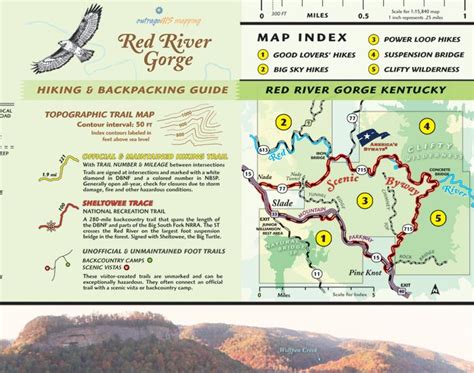 Red River Gorge Backpacking Map