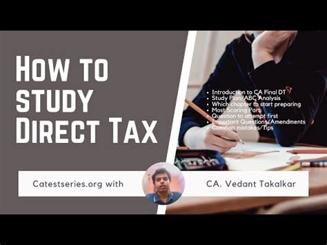 How To Prepare For Ca Inter Taxation Systematically Strategy With Abc