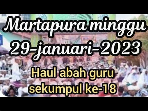 Subhanallah Lautan Manusia Di Acara Haul Guru Sekumpul Yang Ke