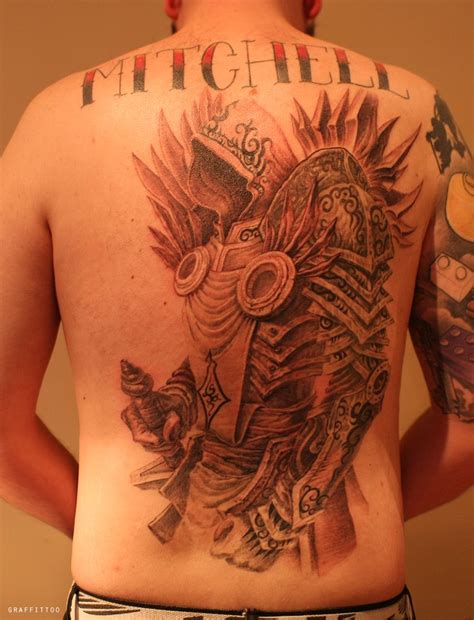 Diablo Tyrael Tattoo In Progress