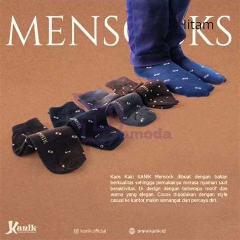 Jual Kaos Kaki Pria Formal Kantor By Kanik Mensock Pendek Semata Kaki