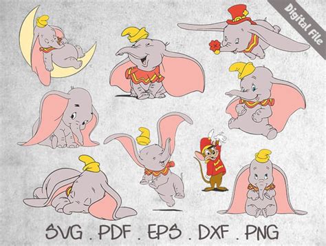 Dumbo Svg Bundle Dumbo Svg Cricut File Disney Svg Bundle Etsy