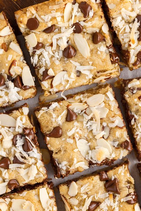 Almond Joy Cookie Bars My Incredible Recipes