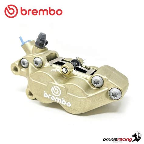 Brembo Brake Caliper Left Front P4 30 34 Gold Color 40mm Mounting