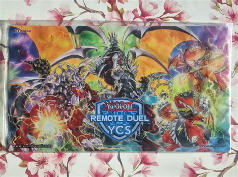 Yugioh Playmat Remote Duel Ycs Thunder Dragon Miyoboo