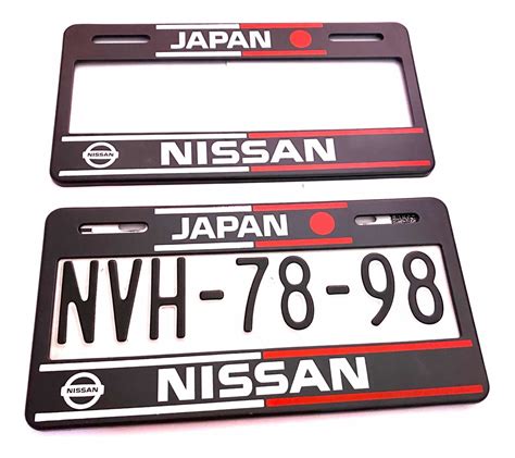 Portaplacas Nissan Versa March Tiida Tsuru Estaquitas Sentra Meses