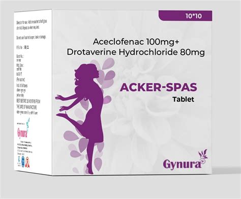 Aceclofenac Drotaverine Hydrochloride Tablets | ATEKAR-SPAS...