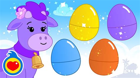 Huevos De Pascua Gigantes Con Sorpresas Y La Vaca Lola De Colores