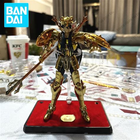 Bandai Anime Original Saint Seiya Action Figures Mito Pano Ouro Ex