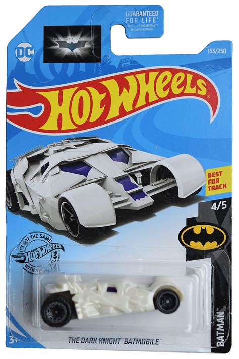 Amazon Hot Wheels The Dark Knight Batmobile Batman White