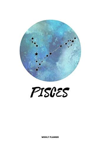 Amazon Pisces Weekly Planner Celestial Zodiac Star Constellation