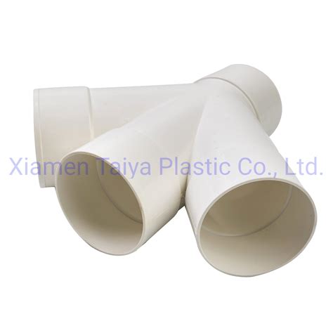 Upvc Pipe Fitting Plastic Skew Cross Tee For Drainage Pvc Fitting Pvc