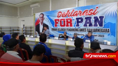 Ratusan Kader PAN Banjarnegara Siap Diberi Sanksi Karena Dukung Anies