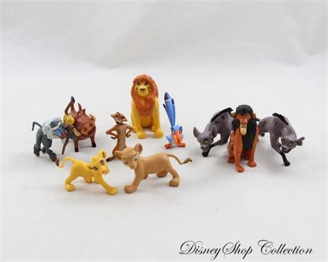 Lot De Figurines Le Roi Lion Disney Mufasa Rafiki Pumba Timon