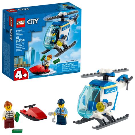 Lego Police Helicopter 60275 Building Set 51 Pieces