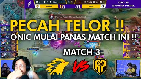 Pecah Telor Juga Onic Akhir Nya Menang Melawan Ap Bren Onic Vs Ap