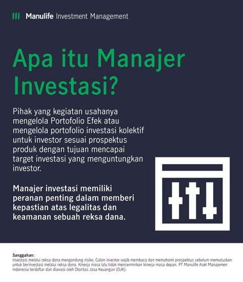 Infografik Apa Itu Manajer Investasi