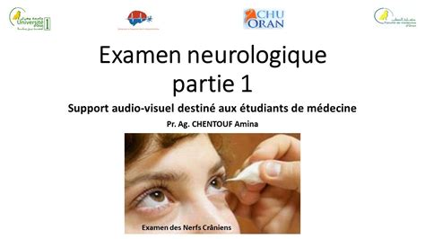 Examen neurologique 1ere partie les nerfs crâniens YouTube