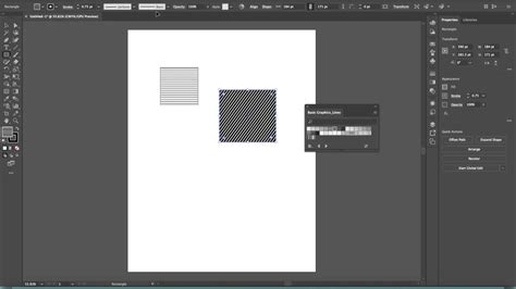 Apply Hatch Pattern In Illustrator And Rotate Transform It Youtube