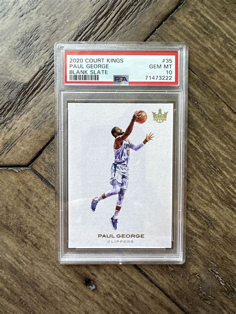 Paul George 2020 Court Kings 35 Blank Slate Ssp Price Guide