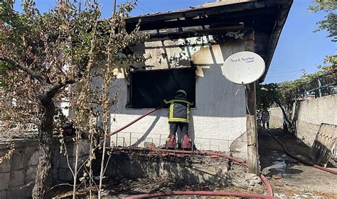 Ev sahibiyle tartışan kiracı oturduğu evi ateşe verdi BÖLGE HABERLERİ