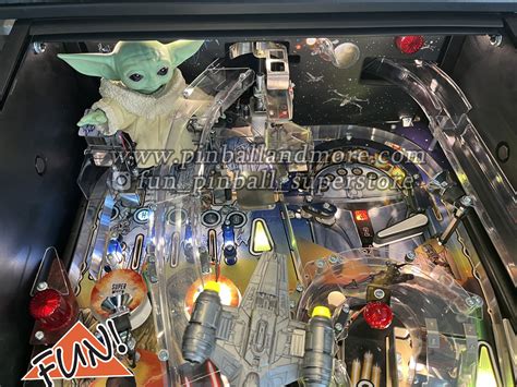 Mandalorian Pro Pinball Machine W Topper Fun