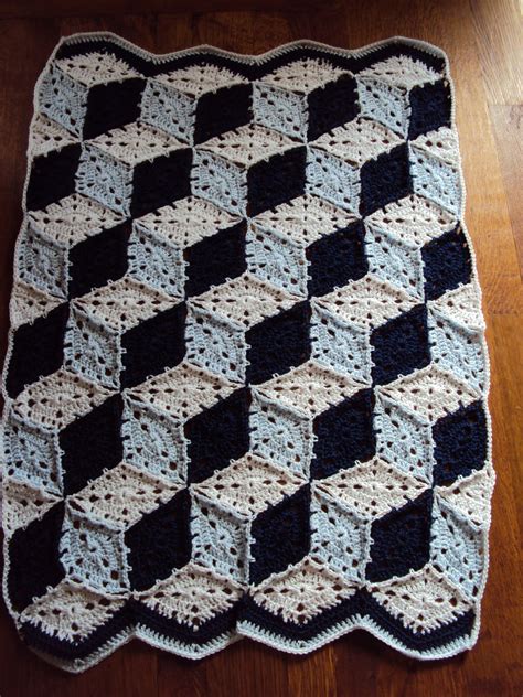 Tumbling Blocks Crochet Pattern