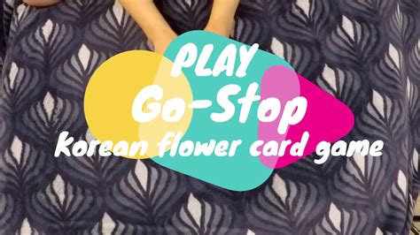 맞고 Go Stop Korean Card Game Youtube