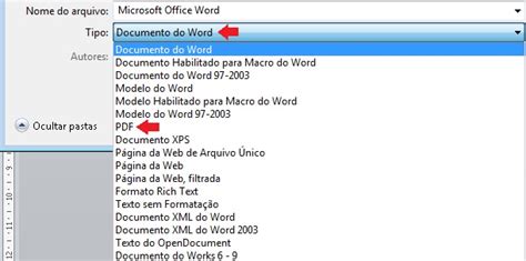 Como Salvar Um Arquivo Em PDF No Word 2010Point Dicas De