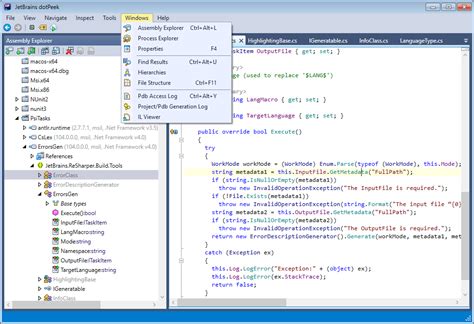 Dotpeek Free Net Decompiler And Assembly Browser By Jetbrains