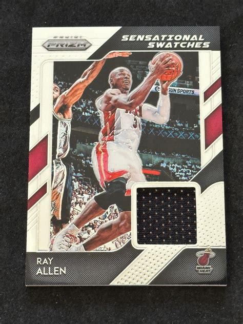 Lot Panini Prizm Sensational Swatches Ray Allen