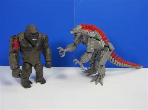 6 MECHAGODZILLA GODZILLA Vs KONG ACTION FIGURE Monsterverse Movie LOT