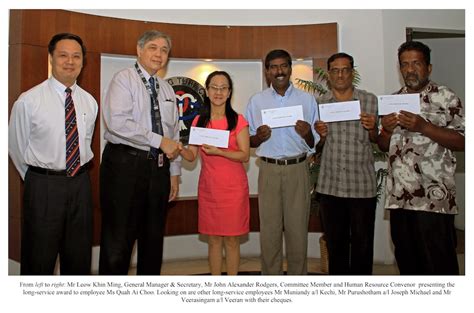 Presentation of Long Service Awards to Employees 16.1.2014 - Penang ...