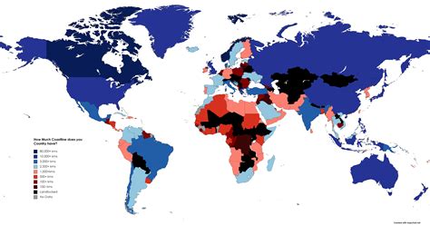 How much Coastline does your Country have? : r/Maps