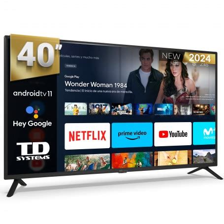 Smart TV 40 Pulgadas Led Full HD Televisor Hey Google Official