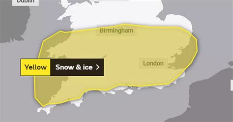 Essex weather: Met Office issue new weather warning for snow and ice ...