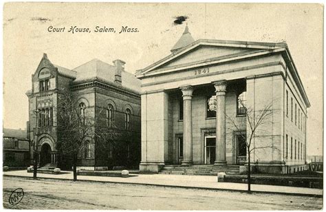 [court House Salem Mass ] This Postcard Shows A View Of  Flickr