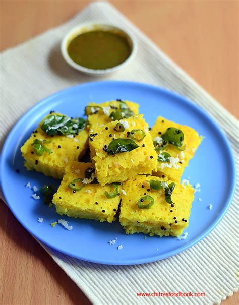 Microwave Dhokla Recipe How To Make Easy Instant Khaman Dhokla Chitra S Food Book