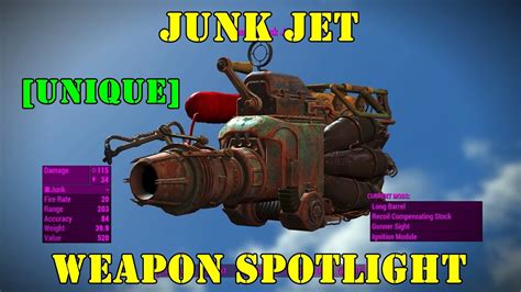 Fallout Weapon Spotlights Junk Jet Youtube