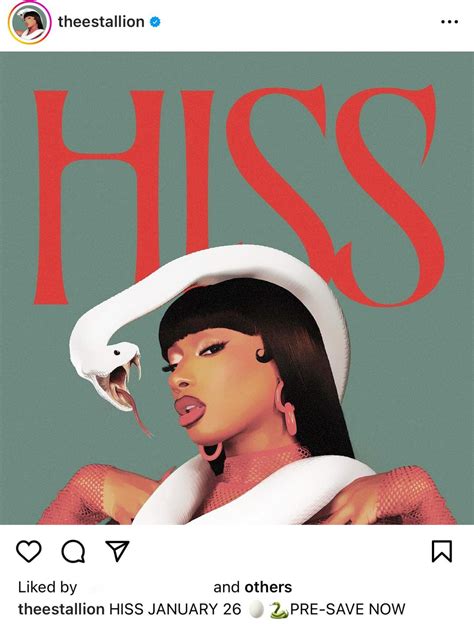 Megan Thee Stallion announces new album “Hiss” out 1/26 : r/Fauxmoi